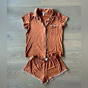 Eberjey terracotta PJ set size M